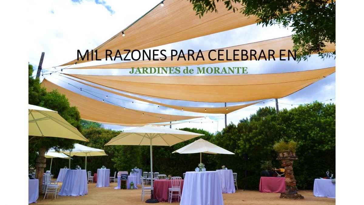 Mil razones para celebrar en Jardines de Morante